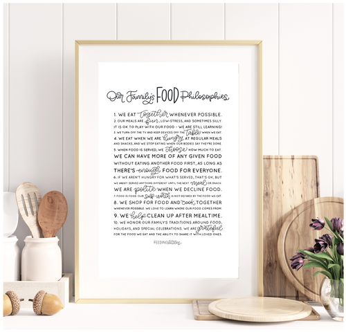 Food Philosophy Art Print