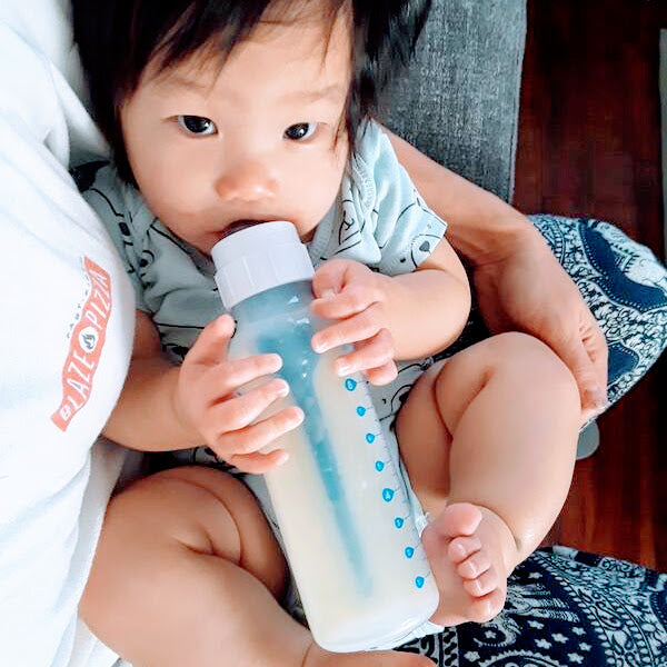 Baby refusing best sale bottle after solids