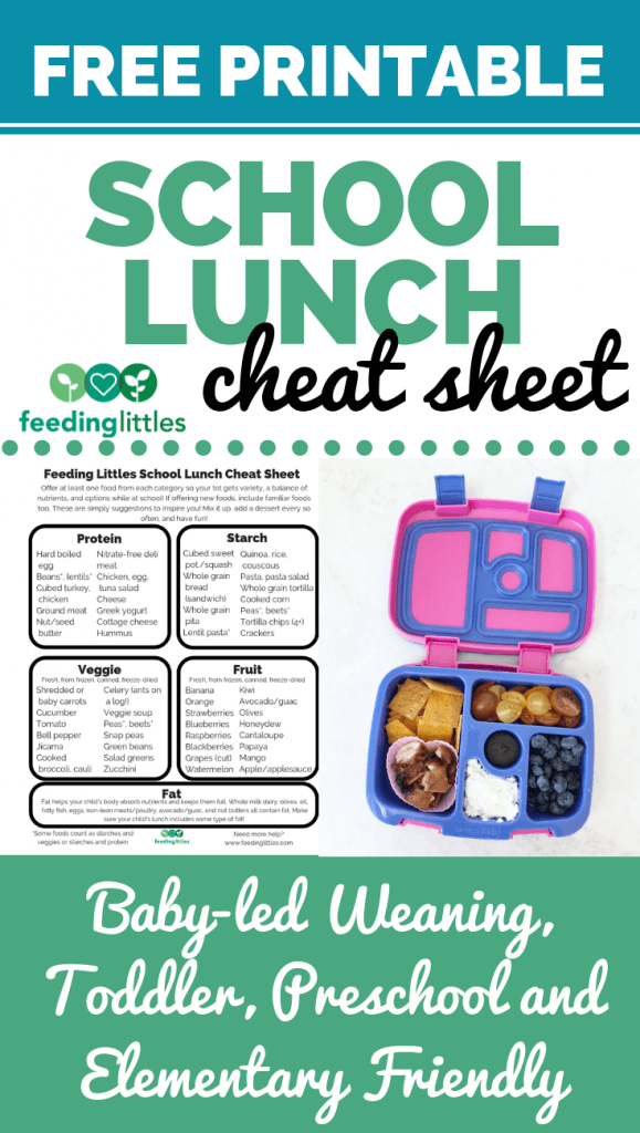 School Lunch Ideas (Printable Cheat Sheet!) - Detoxinista