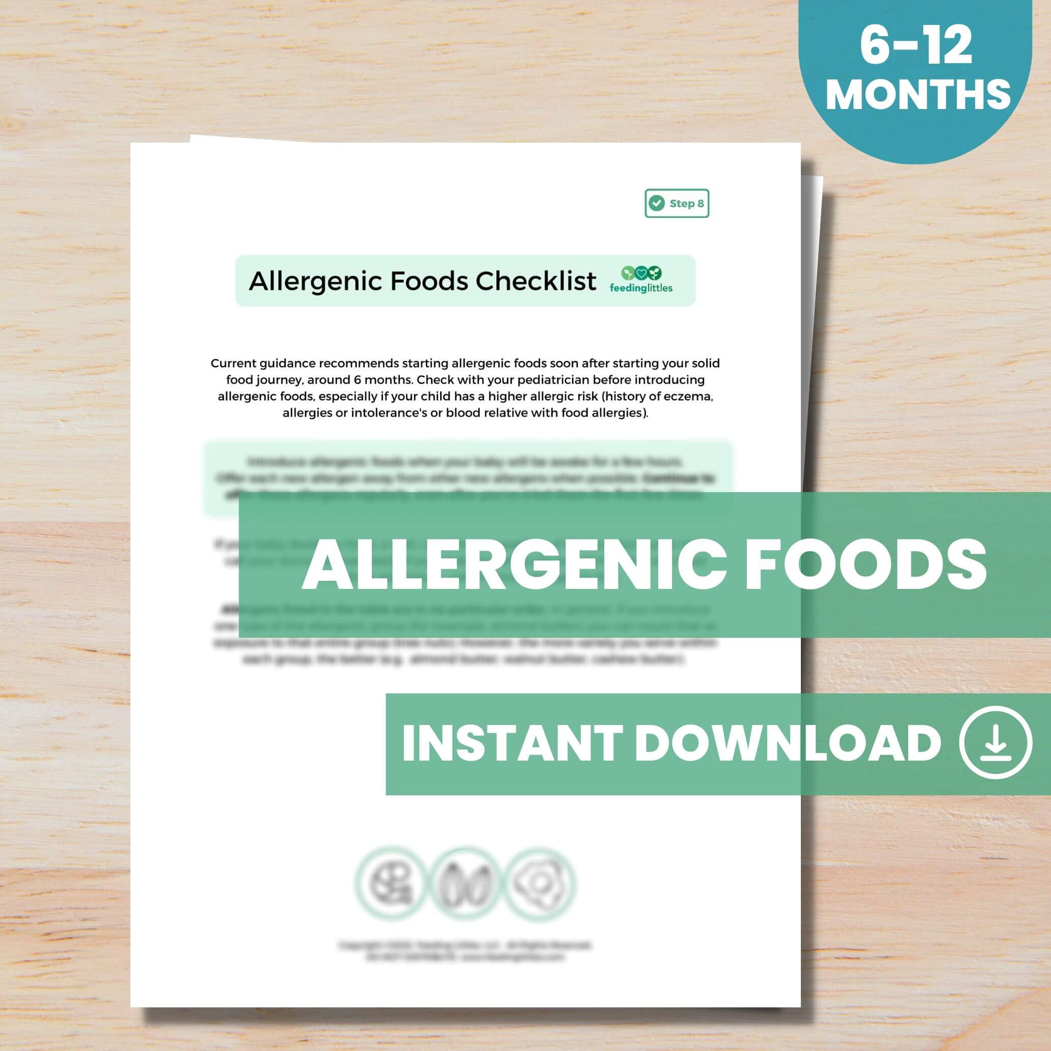 Allergenic Foods Checklist