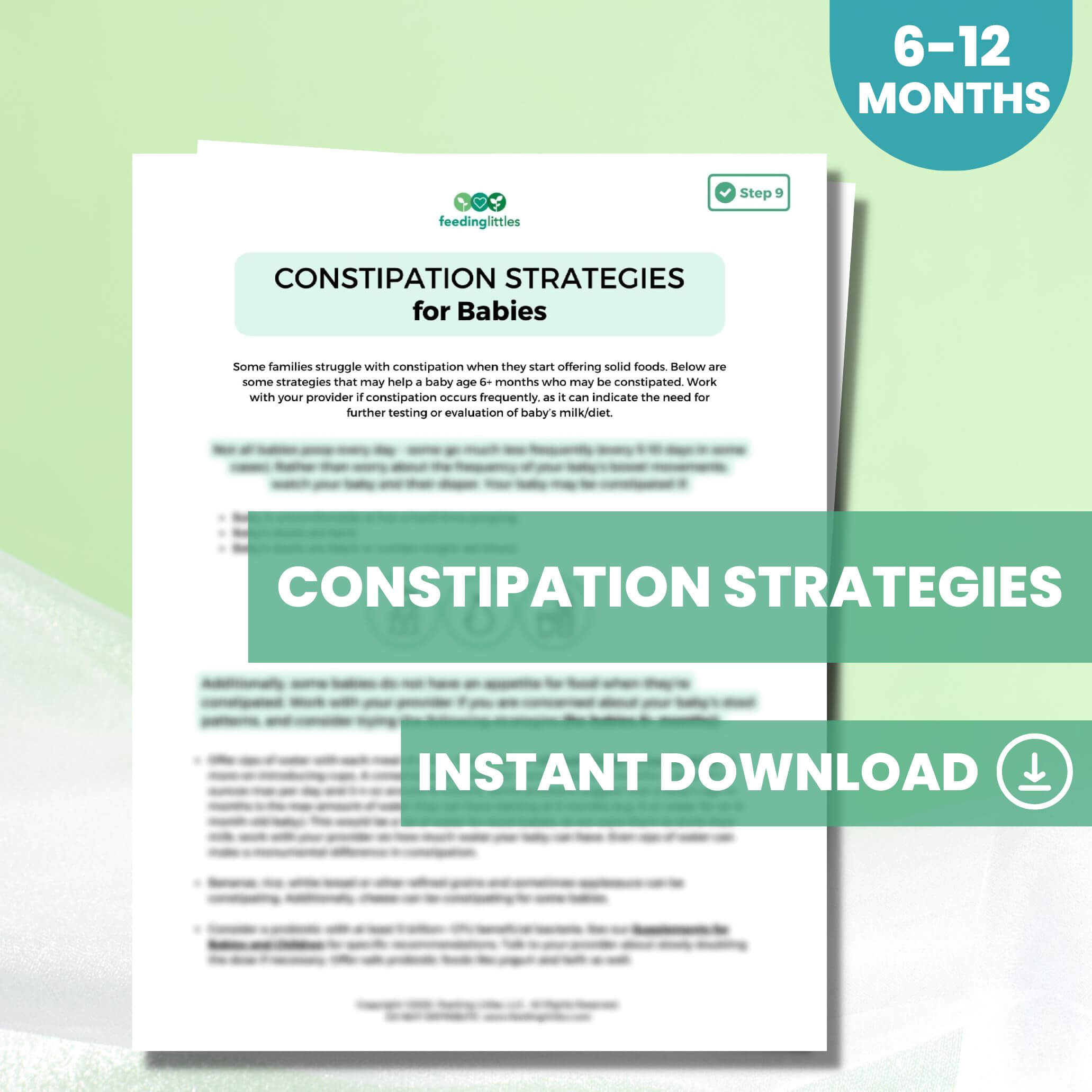 Constipation Strategies for Babies