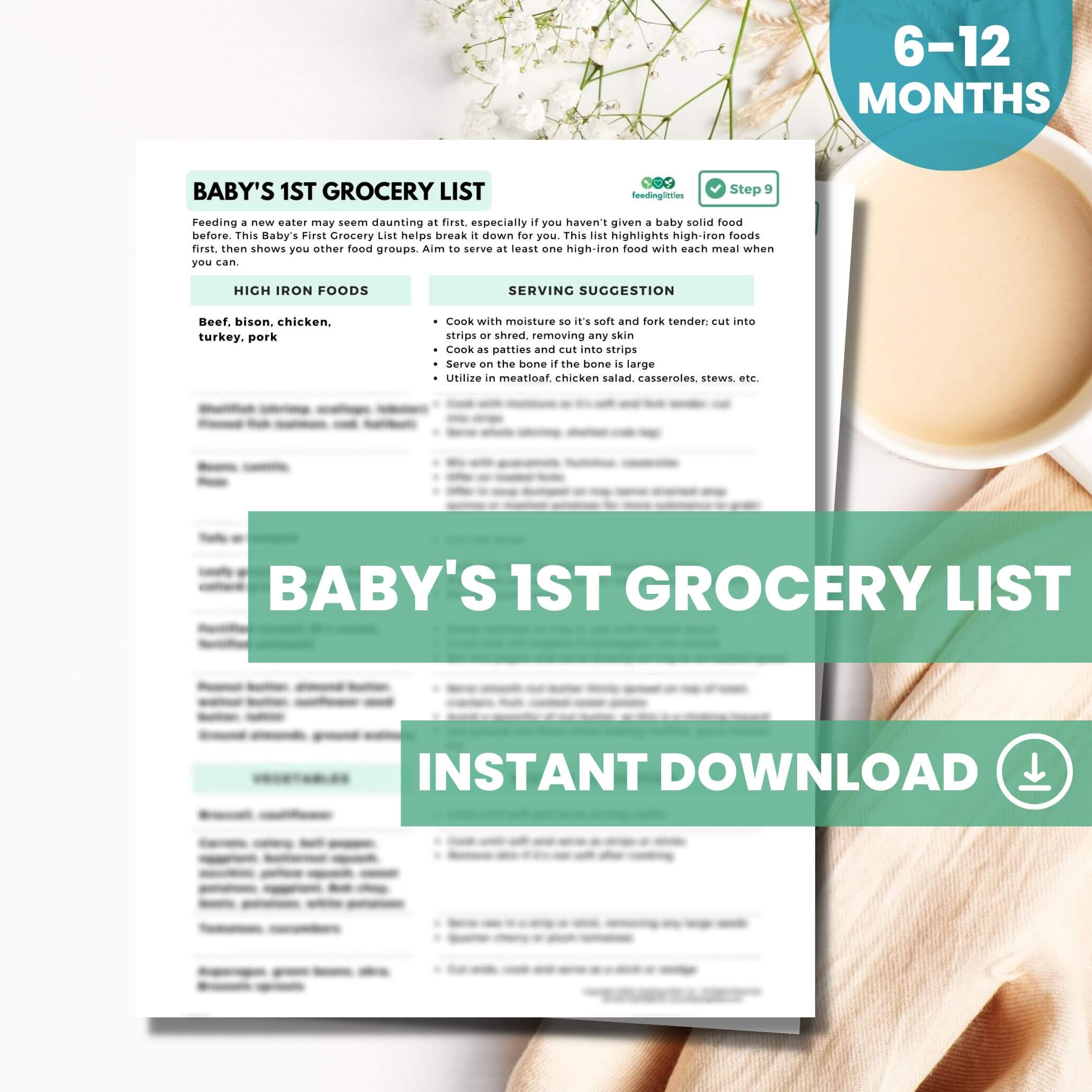 Baby's 1st Grocery List